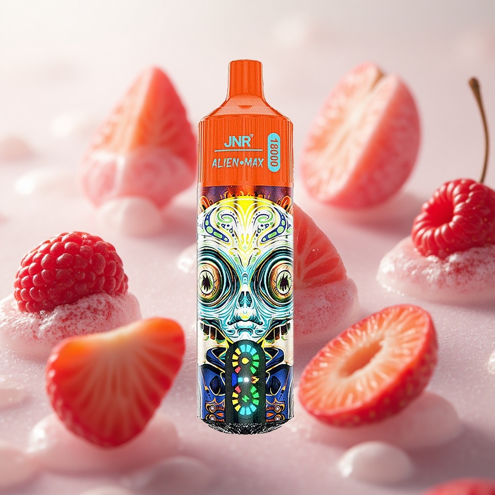 JNR Alien Max 18000 Pouts Jahoda Malina Třešeň 28ml E-liquid Czech Republic wholesale