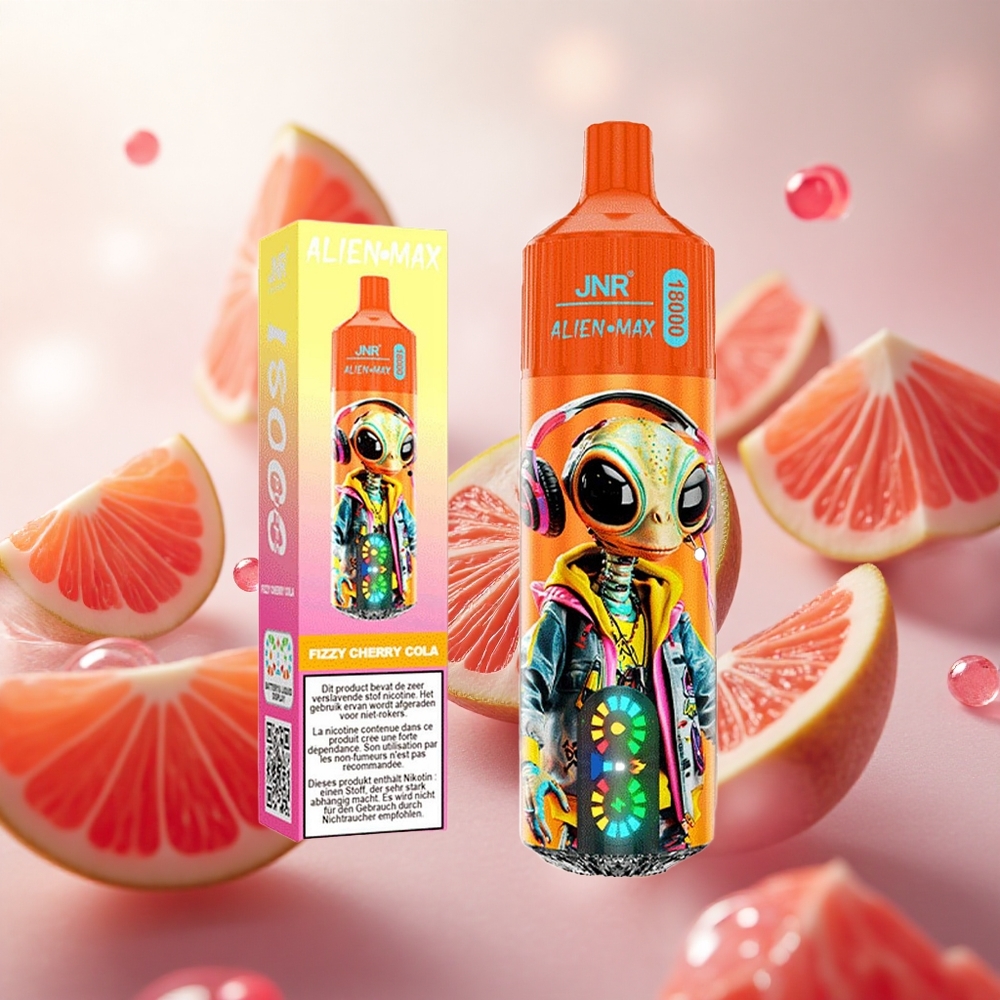 JNR Alien Max 18000 Puffs Fizzy Cherry Cola 28ml e-liquid Czech Republic wholesale