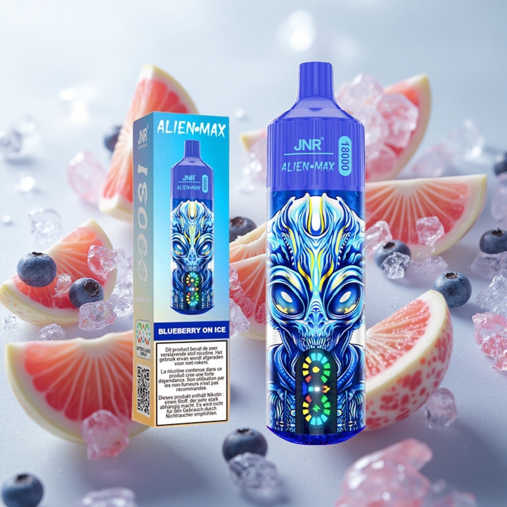 JNR Alien Max 18000 Puffs Jednorázová Vape Borůvka s Ledem s 28ml E-liquid Czech Republic wholesale