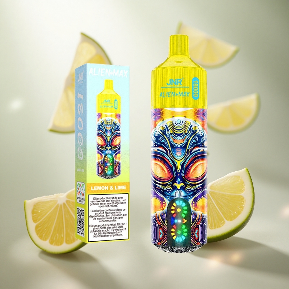 JNR Alien Max 18000 Puffs Jednorázová Vape Citrón  Lime s 28ml e-kapaliny Czech Republic wholesale