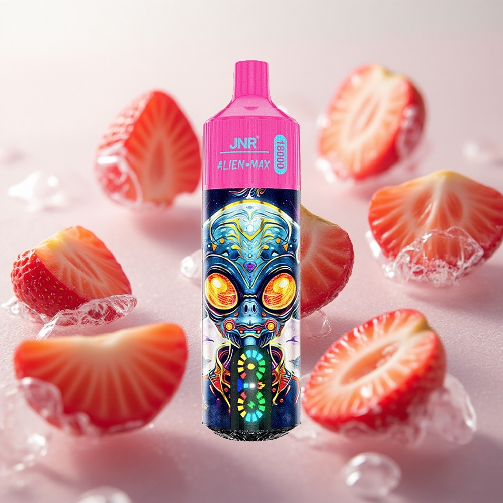 JNR Alien Max 18000 Puffs Jednorázová Vape Jahoda Ledová s 28ml E-liquid Czech Republic wholesale