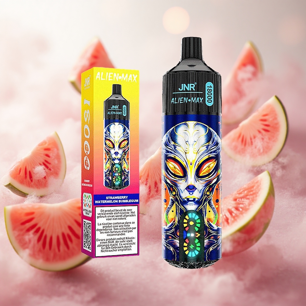 JNR Alien Max 18000 Puffs Jednorázová Vape Jahoda Meloun Bubblegum s 28ml E-liquid Czech Republic wholesale
