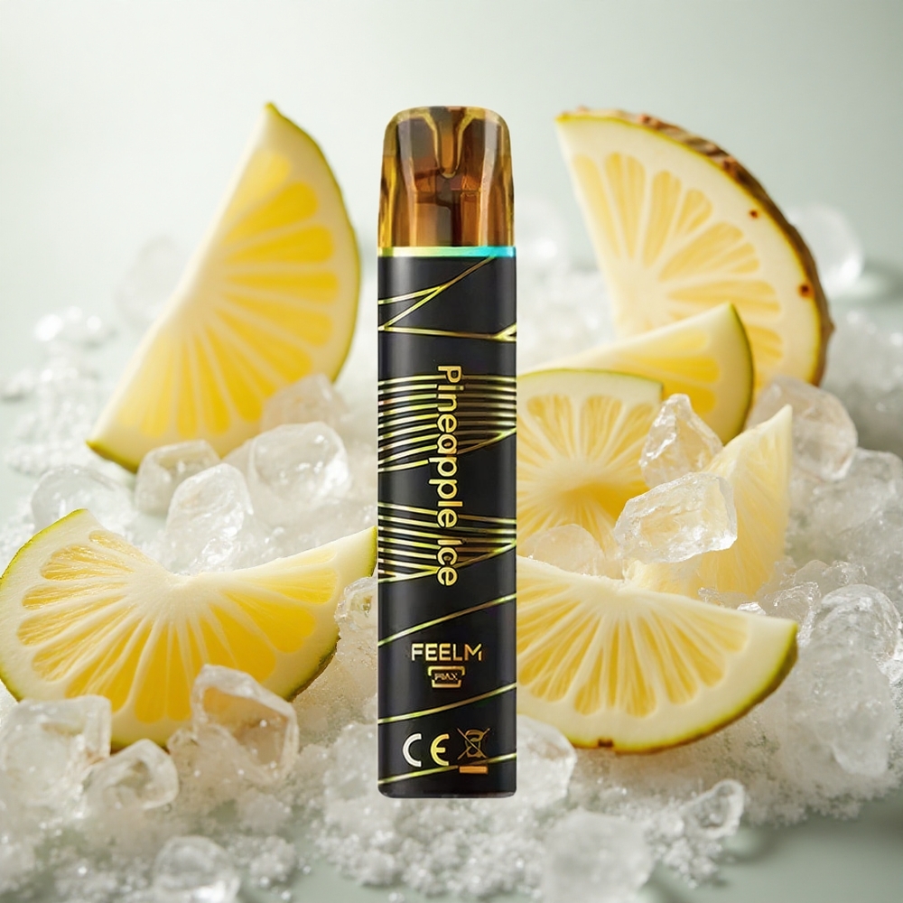 JNR BlackGolden 600+200 Puffs Jednorázová Vape Ananasový Led Nikotin Obsah 2 Czech Republic wholesale