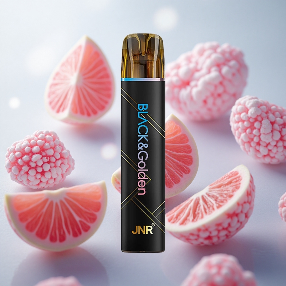 JNR BlackGolden 600+200 Puffs Jednorázová Vape Blue Razz Cherry 2 Nikotin Czech Republic wholesale