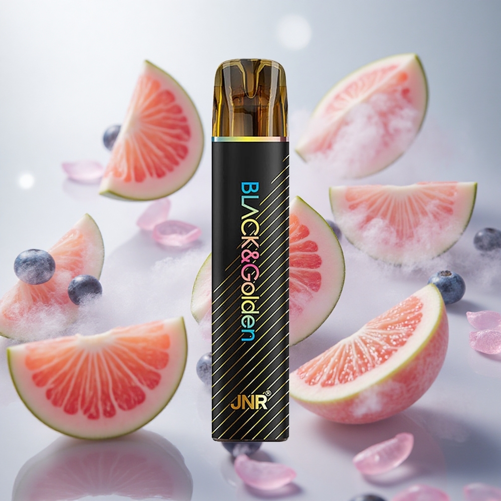 JNR BlackGolden 600+200 Puffs Jednorázová Vape Borůvková Bubnová Guma Nikotinový Obsah 2 Czech Republic wholesale