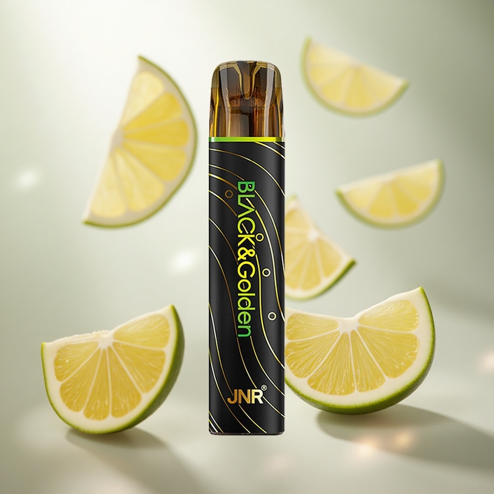JNR BlackGolden 600+200 Puffs Jednorázová Vape Citrón  Limetka Nikotinový obsah 2 Czech Republic wholesale
