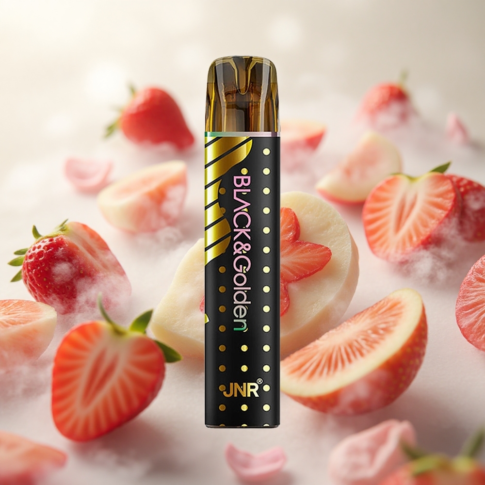 JNR BlackGolden 600+200 Puffs Jednorázová Vape Jahoda Kiwi 2 Nikotinu Czech Republic wholesale