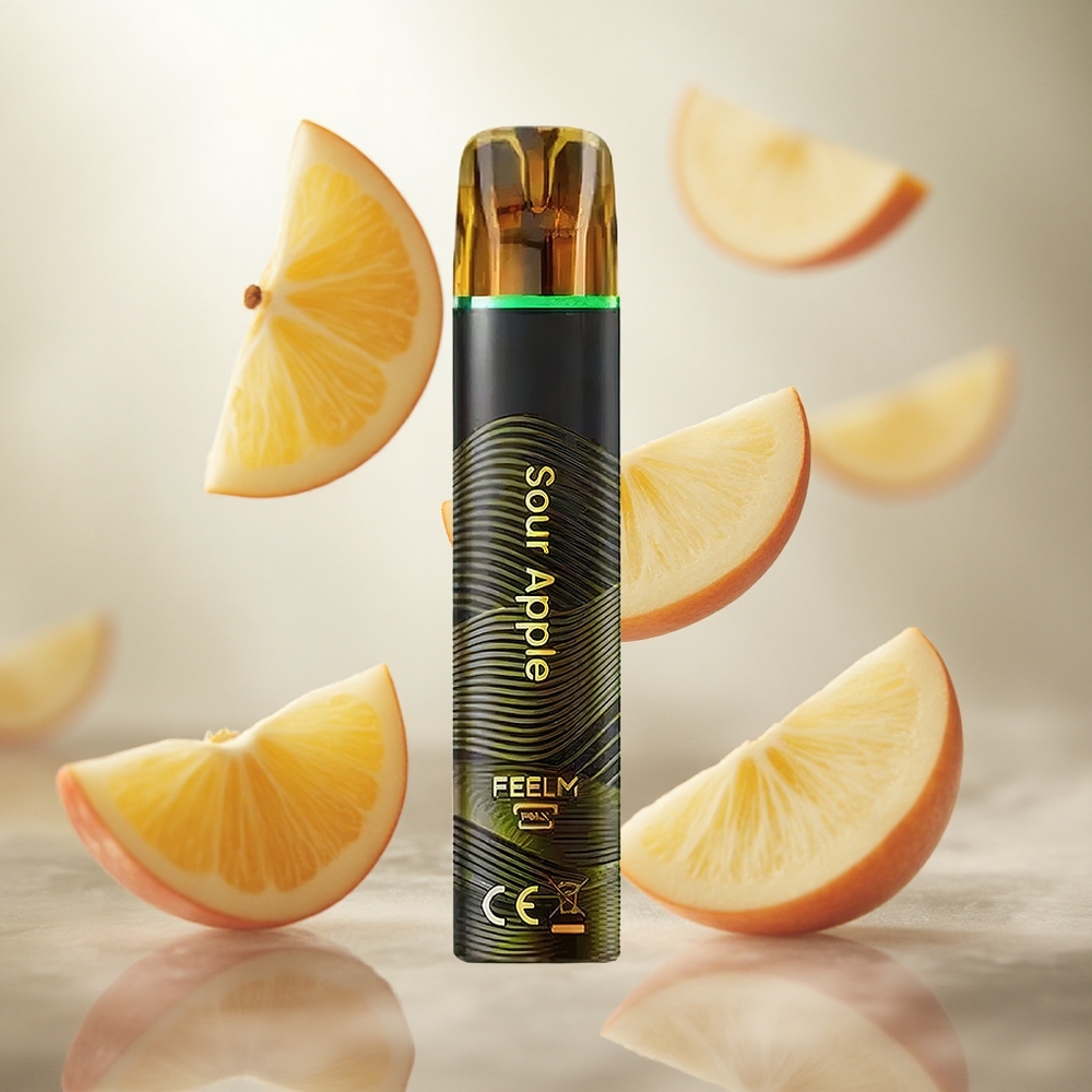 JNR BlackGolden 600+200 Puffs Jednorázová Vape Kyselé Jablko 2 Nikotinu Czech Republic wholesale