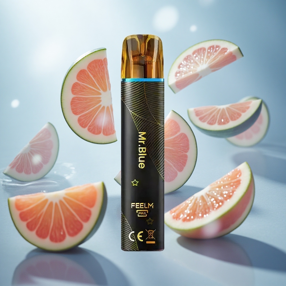 JNR BlackGolden 600+200 Puffs Jednorázová Vape Mr Blue 2 Nikotin Czech Republic wholesale