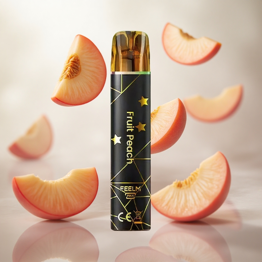 JNR BlackGolden 600+200 Puffs Jednorázová Vape Ovocná broskev 2 Nikotinu Czech Republic wholesale
