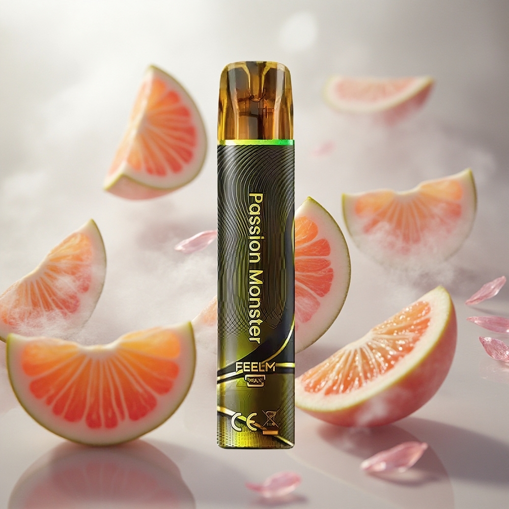 JNR BlackGolden 600+200 Puffs Jednorázová Vape Passion Monster 2 Nikotinu Czech Republic wholesale