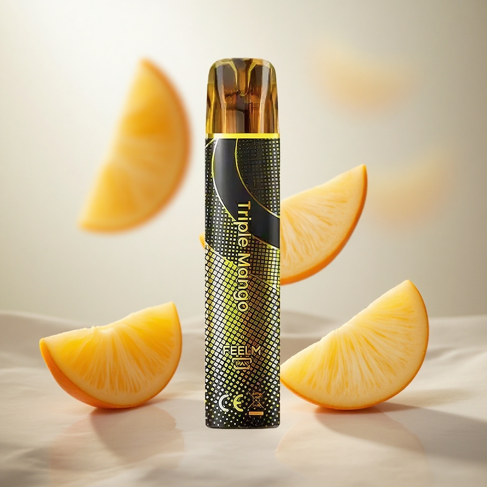 JNR BlackGolden 600+200 Puffs Jednorázová Vape Triple Mango 2 Nikotin Czech Republic wholesale