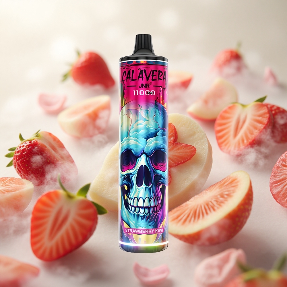 JNR Calavera 11000 Puffs Jahodové Kiwi Jednorázová Vape 21ml Kapacita E-liquidu Czech Republic wholesale