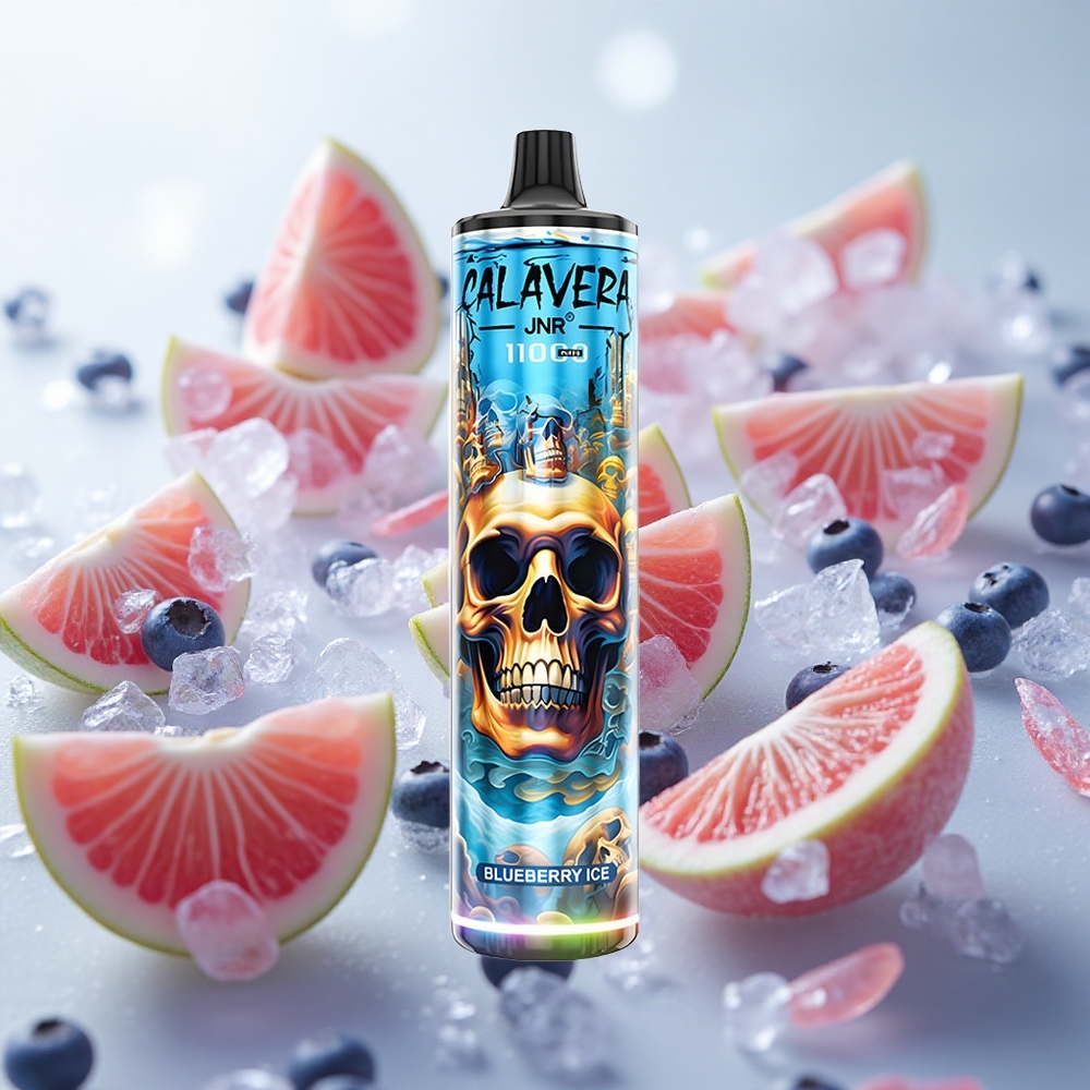 JNR Calavera 11000 Puffs Jednorázová Vape Blueberry Ice 850 mAh Kapacita Baterie Czech Republic wholesale
