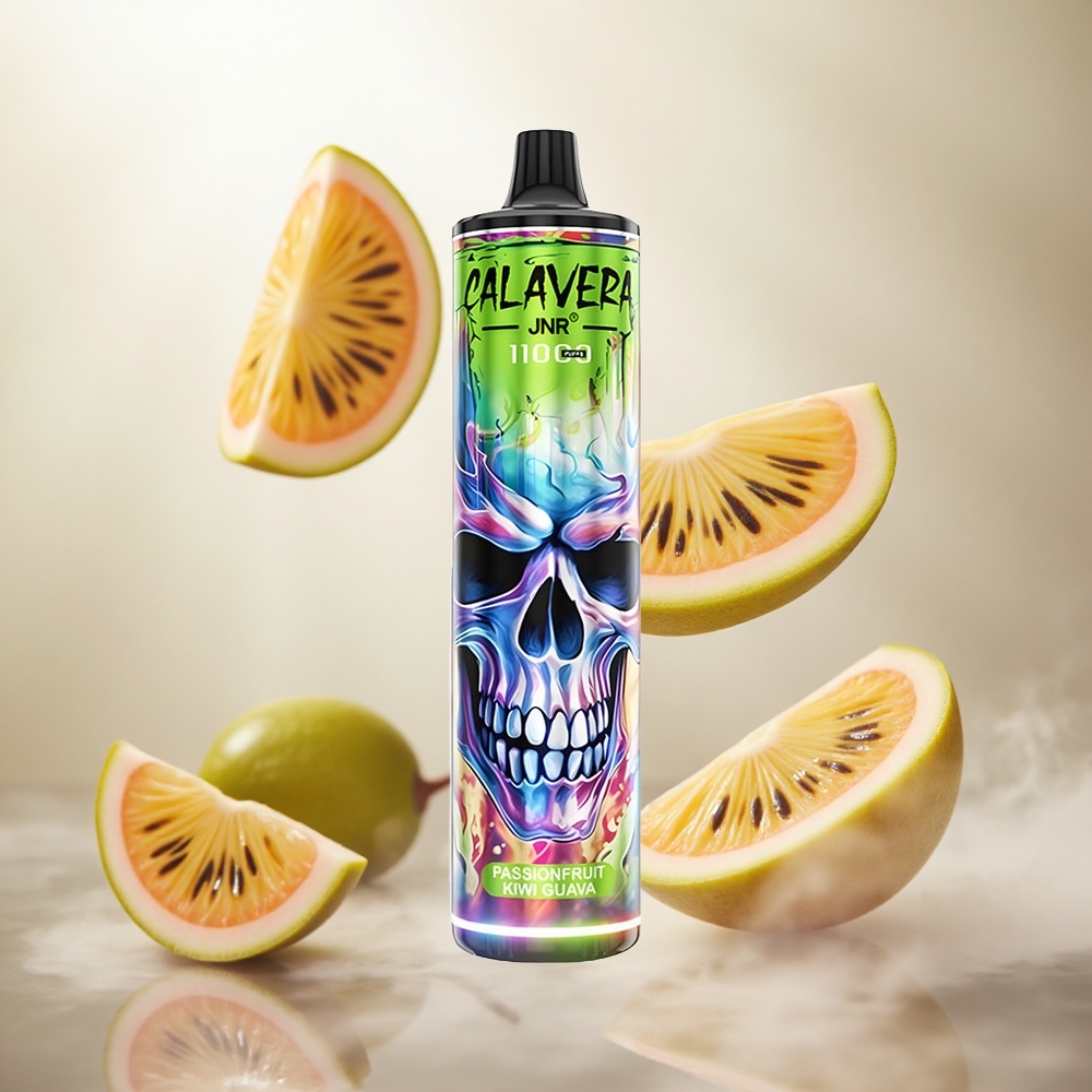 JNR Calavera 11000 Puffs Jednorázová Vape Passionfruit Kiwi Guava 21ml Kapacita E-liquid Czech Republic wholesale