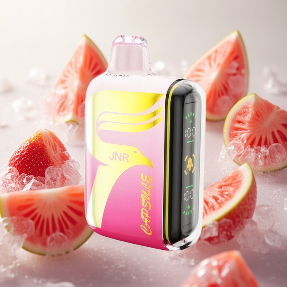 JNR Capsule 15000 Puffs Jahoda Vodní Meloun Led 20ml Czech Republic wholesale