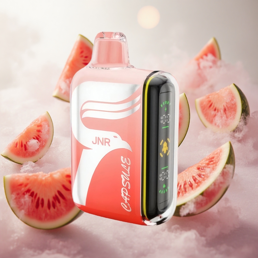 JNR Capsule 15000 Puffs Jednorázová Vape Vodní meloun Brazz Ice s kapacitou baterie 850mAh – Velkoobchod pro Českou republiku