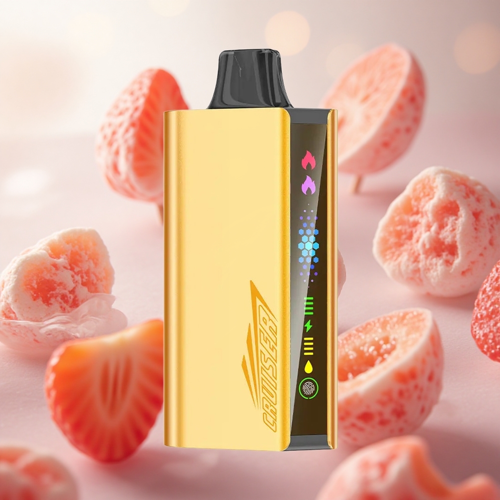 JNR Cruiser 12000 Puffs Chupa Chups Jahoda Jednorázová Vape s vestavěnou baterií 3500 mAh Czech Republic wholesale