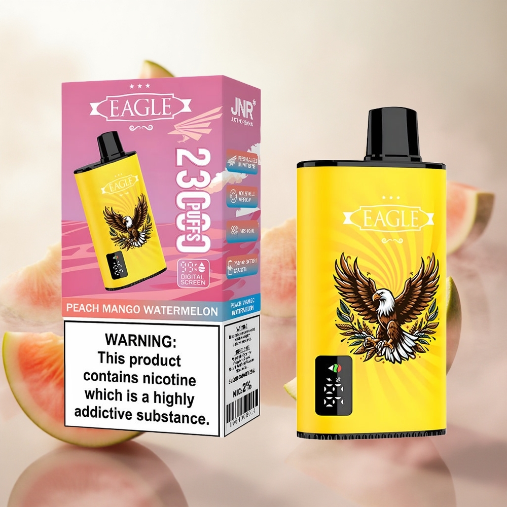 JNR EAGLE Smart 23000 Puffs Broskev Mango Vodní meloun Jednorázová Vape 25ml kapacita e-liquidu Czech Republic wholesale
