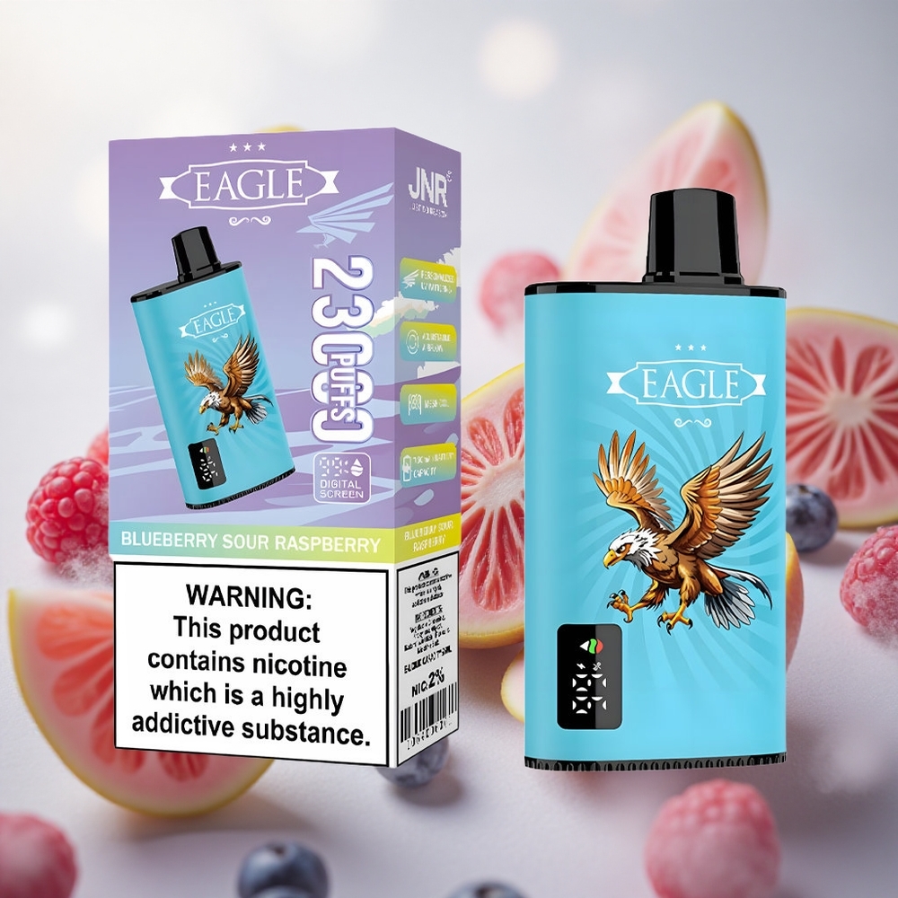 JNR EAGLE Smart 23000 Puffs Jednorázová Vape Borůvka Kyselá Malina Digitální displej Czech Republic wholesale