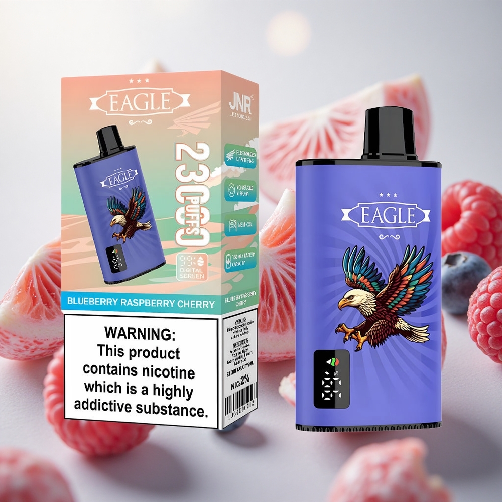 JNR EAGLE Smart 23000 Puffs Jednorázová Vape Borůvka Malina Třešeň 25ml Kapacita E-liquidu Czech Republic wholesale