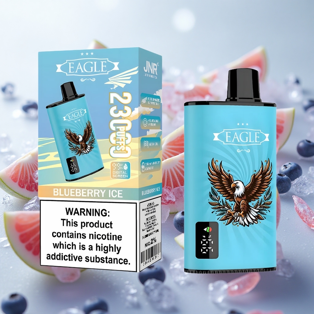 JNR EAGLE Smart 23000 Puffs Jednorázová Vape Borůvková ledová 25ml e-Liquid Capacity Czech Republic wholesale