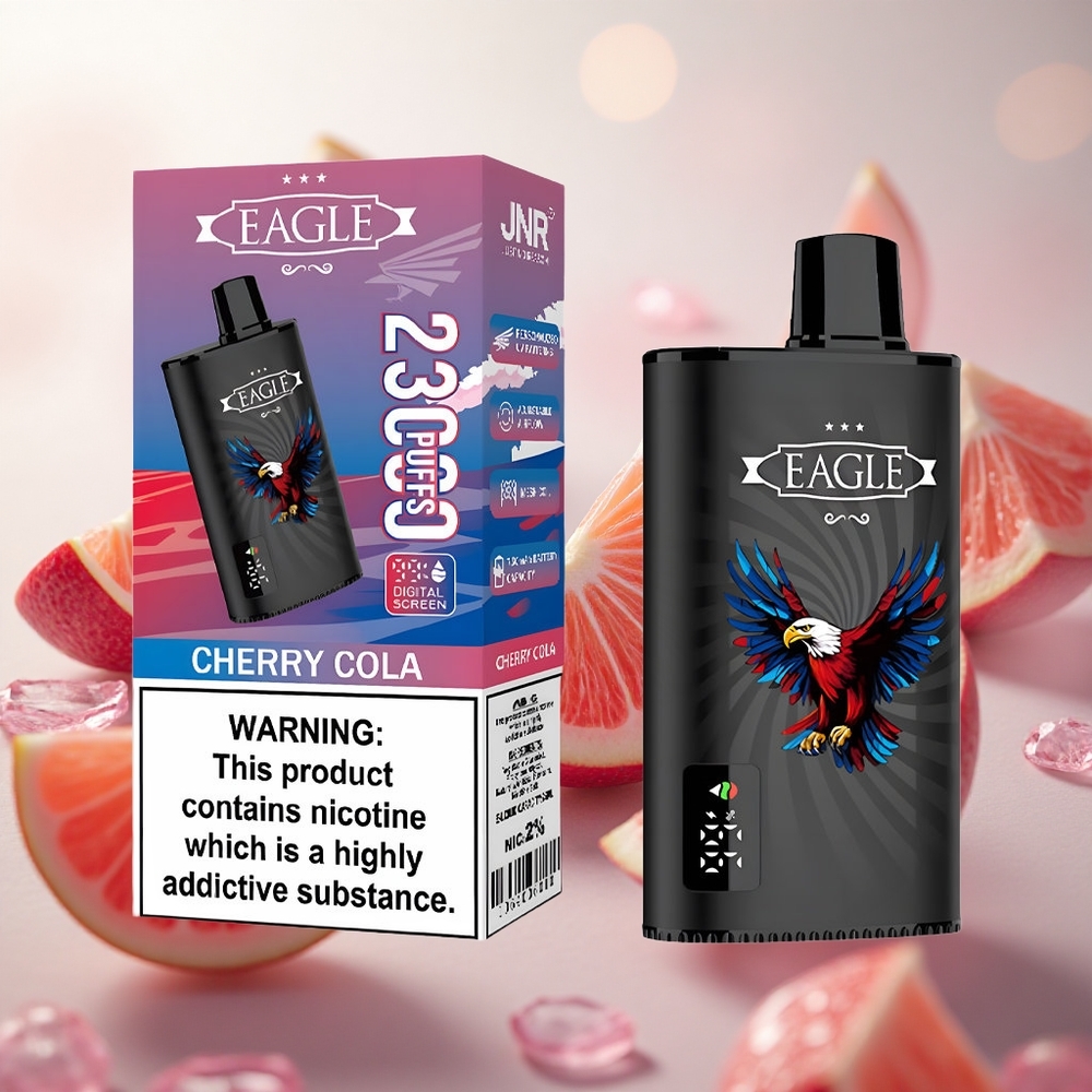 JNR EAGLE Smart 23000 Puffs Jednorázová Vape Cherry Cola 25ml Kapacita e-Kapaliny Czech Republic wholesale