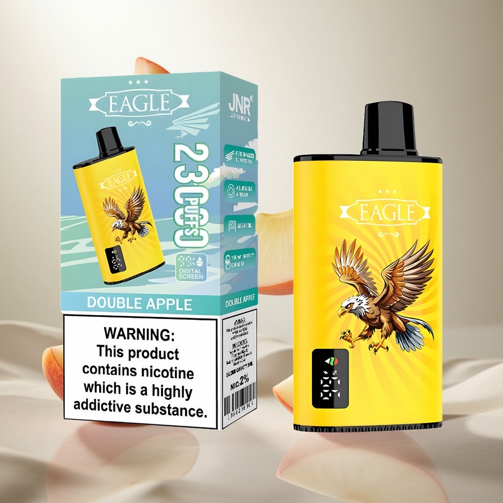 JNR EAGLE Smart 23000 Puffs Jednorázová Vape Dvojité jablko s 25ml kapacitou e-liquidu Czech Republic wholesale