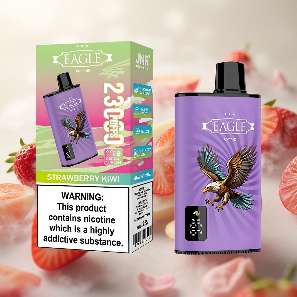 JNR EAGLE Smart 23000 Puffs Jednorázová Vape Jahoda Kiwi 25ml kapacita e-liquidu Czech Republic wholesale
