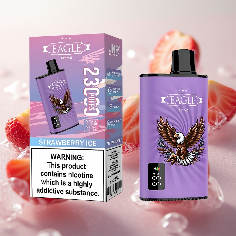 JNR EAGLE Smart 23000 Puffs Jednorázová Vape Jahoda Ledová 25ml kapacita e-liquidu Czech Republic wholesale