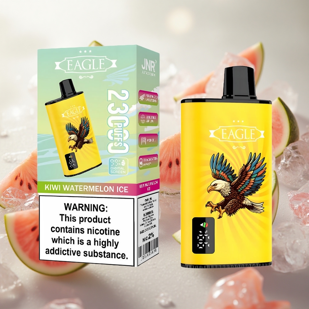 JNR EAGLE Smart 23000 Puffs Jednorázová Vape Kiwi Watermelon Ice 25ml kapacita e-liquidu Czech Republic wholesale