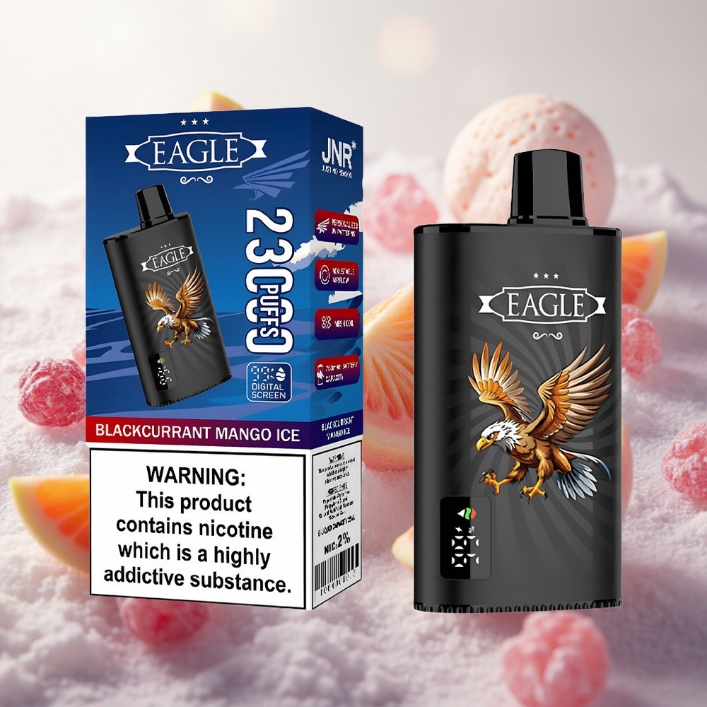 JNR EAGLE Smart 23000 Puffs Jednorázová Vape Černý rybíz Mango Ice 25ml kapacita e-liquidu Czech Republic wholesale