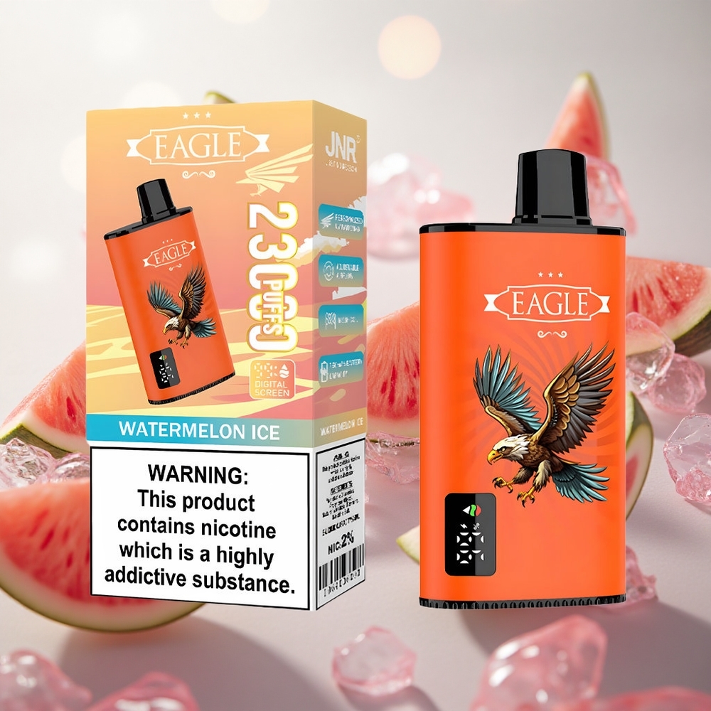 JNR EAGLE Smart 23000 Puffs Vodní meloun Led 25ml kapacita e-liquidu Czech Republic wholesale