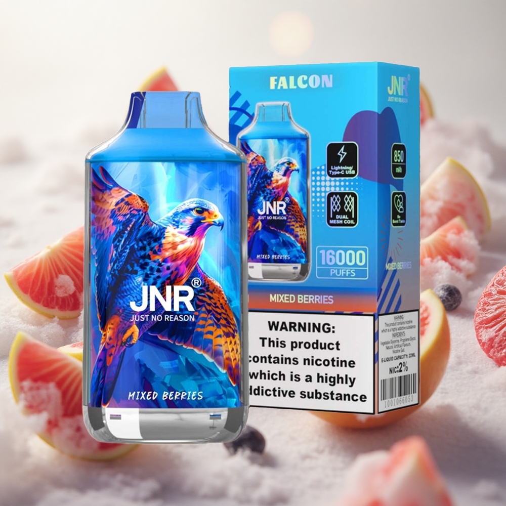 JNR Falcon 16000 Puffs Jednorázová Vape Směs lesního ovoce s obsahem nikotinu 02 Czech Republic wholesale