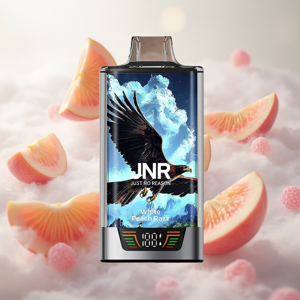 JNR Falcon Pro 28000 Jednorázová Vape Bílá broskev  malina s 28000 potahy Czech Republic wholesale