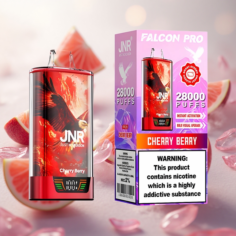 JNR Falcon Pro 28000 Jednorázová Vape Cherry Berry 28000 Puffs Czech Republic wholesale