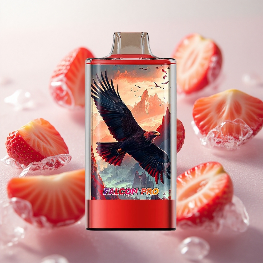 JNR Falcon Pro 28000 Jednorázová Vape Jahodový led s 28000 potahy Czech Republic wholesale