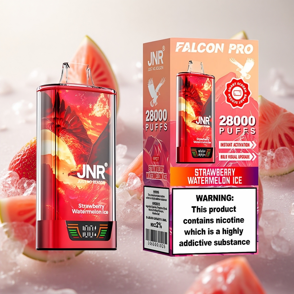 JNR Falcon Pro 28000 Puffs Jahoda Vodní Meloun Led 30ml Předplněná Kapacita Czech Republic wholesale