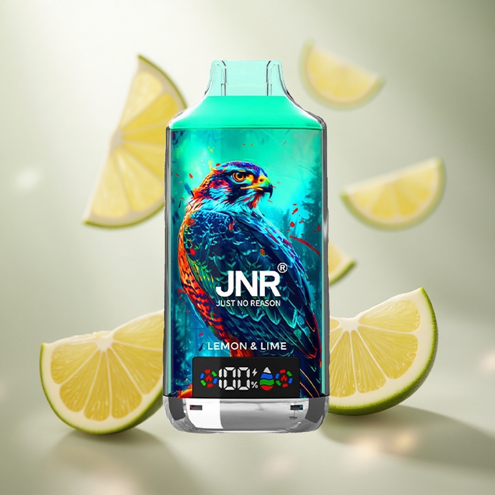 JNR Falcon X 18000 Puffs Jednorázová Vape Citron Limetka 24ml Objem Kapaliny Dvojité Síťové Cívky  Dvojité Jádro Velkoobchod Czech Republic