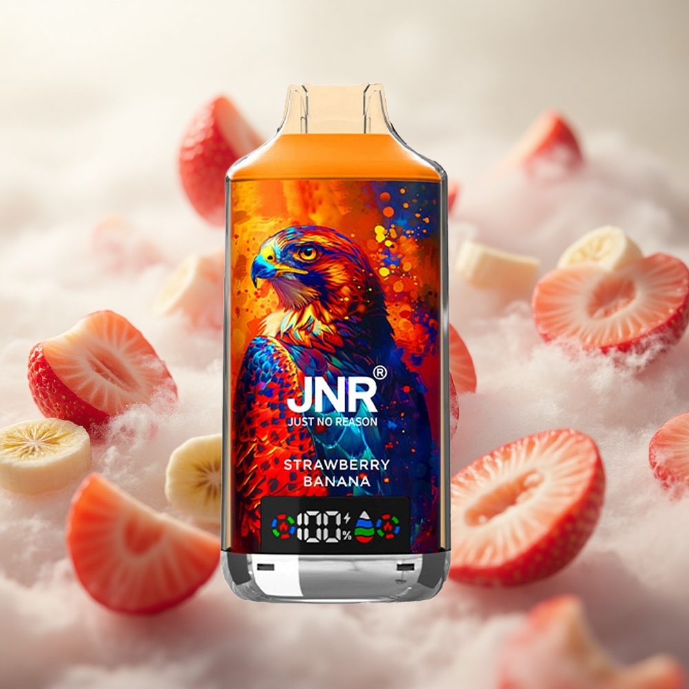 JNR Falcon X 18000 Puffs Jednorázová Vape Jahoda Banán 24ml Kapalina Velkoobchod Česko