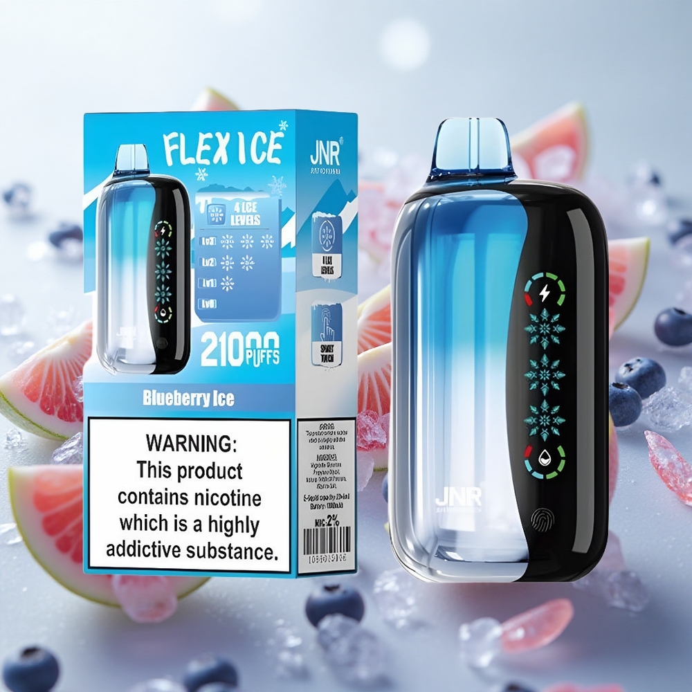 JNR Flex Ice 21000 Puffs Jednorázová Vape Borůvka Ice 26ml E-liquid Czech Republic wholesale
