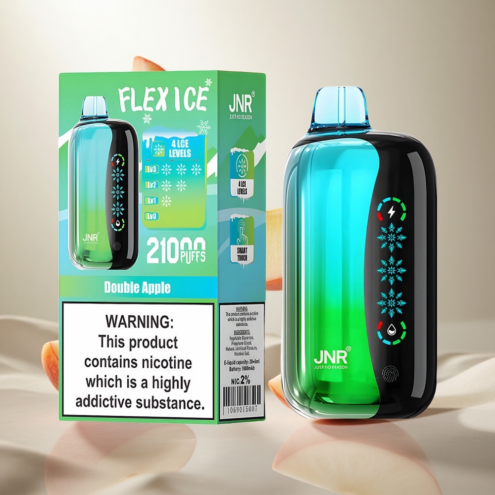JNR Flex Ice 21000 Puffs Jednorázová Vape Double Apple Nastavitelný Ice Czech Republic wholesale