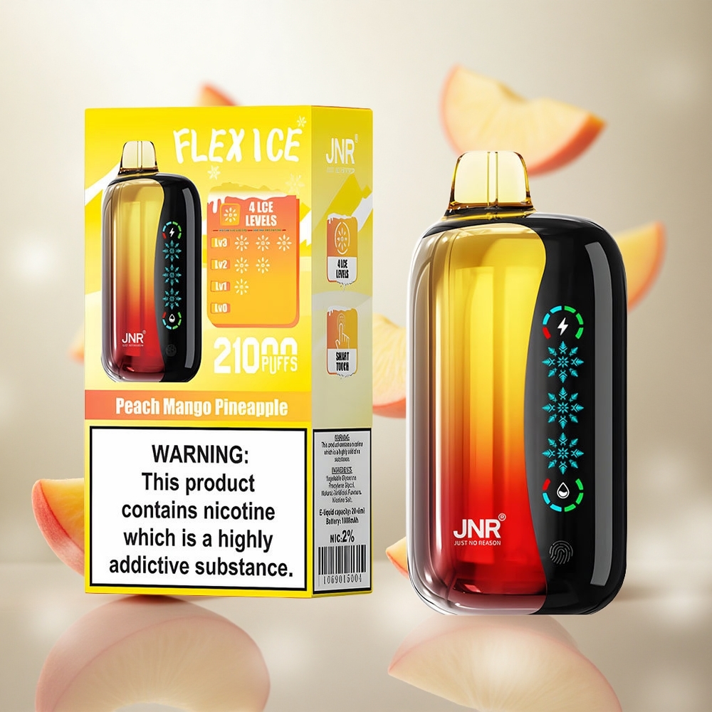 JNR Flex Ice 21000 Puffs Jednorázová Vape Peach Mango Pineapple 26ml E-liquid Czech Republic wholesale