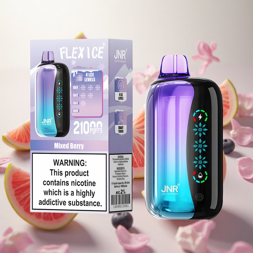 JNR Flex Ice 21000 Puffs Jednorázová Vape Směs Berry Přizpůsobitelný průtok vzduchu Czech Republic wholesale