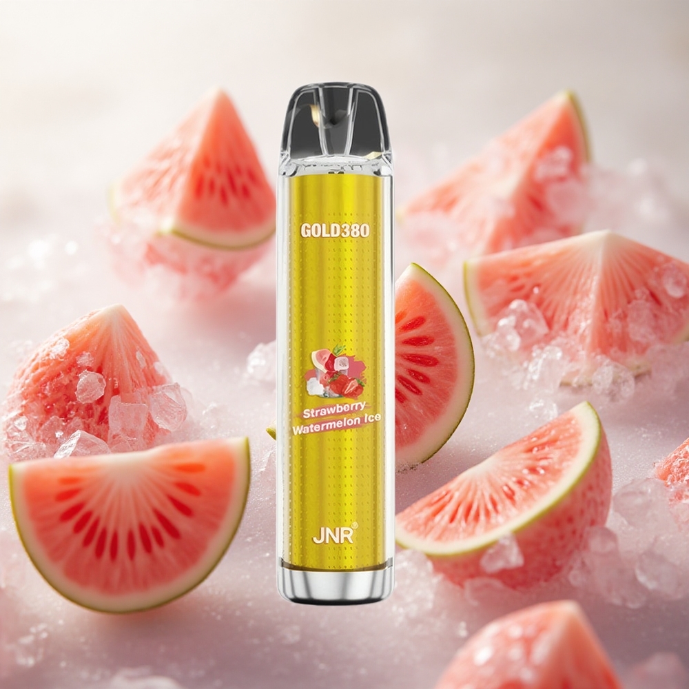 JNR Glod380 6000 Puffs Jednorázová Vape Jahoda Meloun Led 1500mAh Kapacita Baterie Czech Republic wholesale