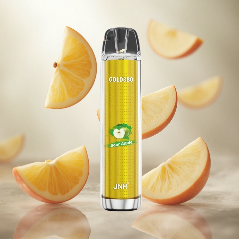 JNR Glod380 6000 Puffs Jednorázová Vape Kyselé Jablko 13ml Kapacita E-liquidu Czech Republic wholesale