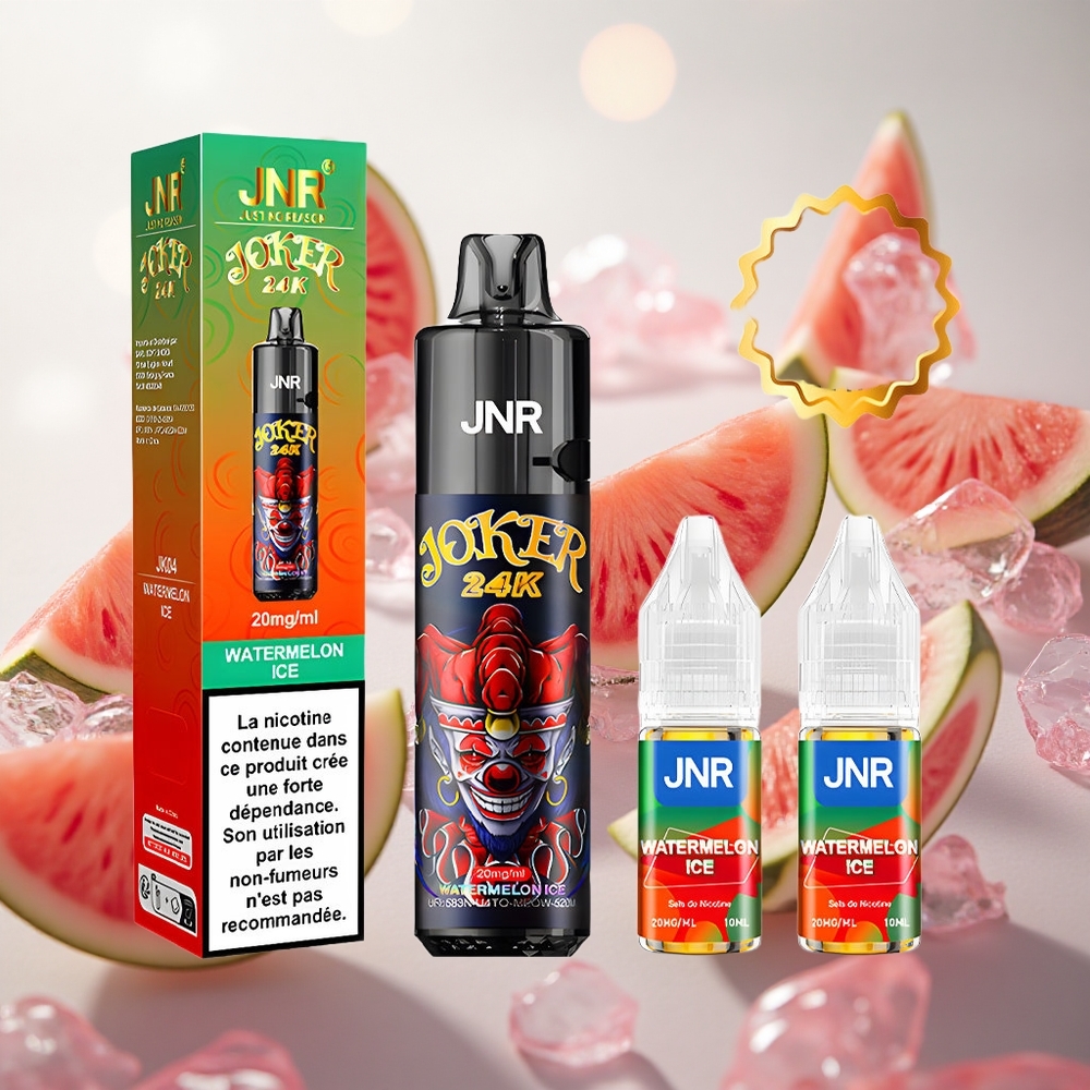 JNR Joker 24K 24000 Puffs Jednorázová Vape Watermelon Ice 2 nikotinu Czech Republic wholesale