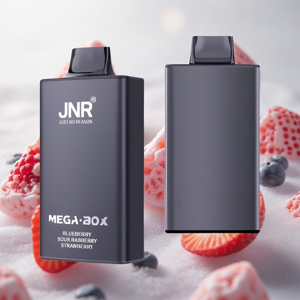 JNR Mega Box 25000 Puffs Jednorázová Vape Borůvka Kyselá Malina Jahoda 30ml Kapacita E-liquid Czech Republic wholesale