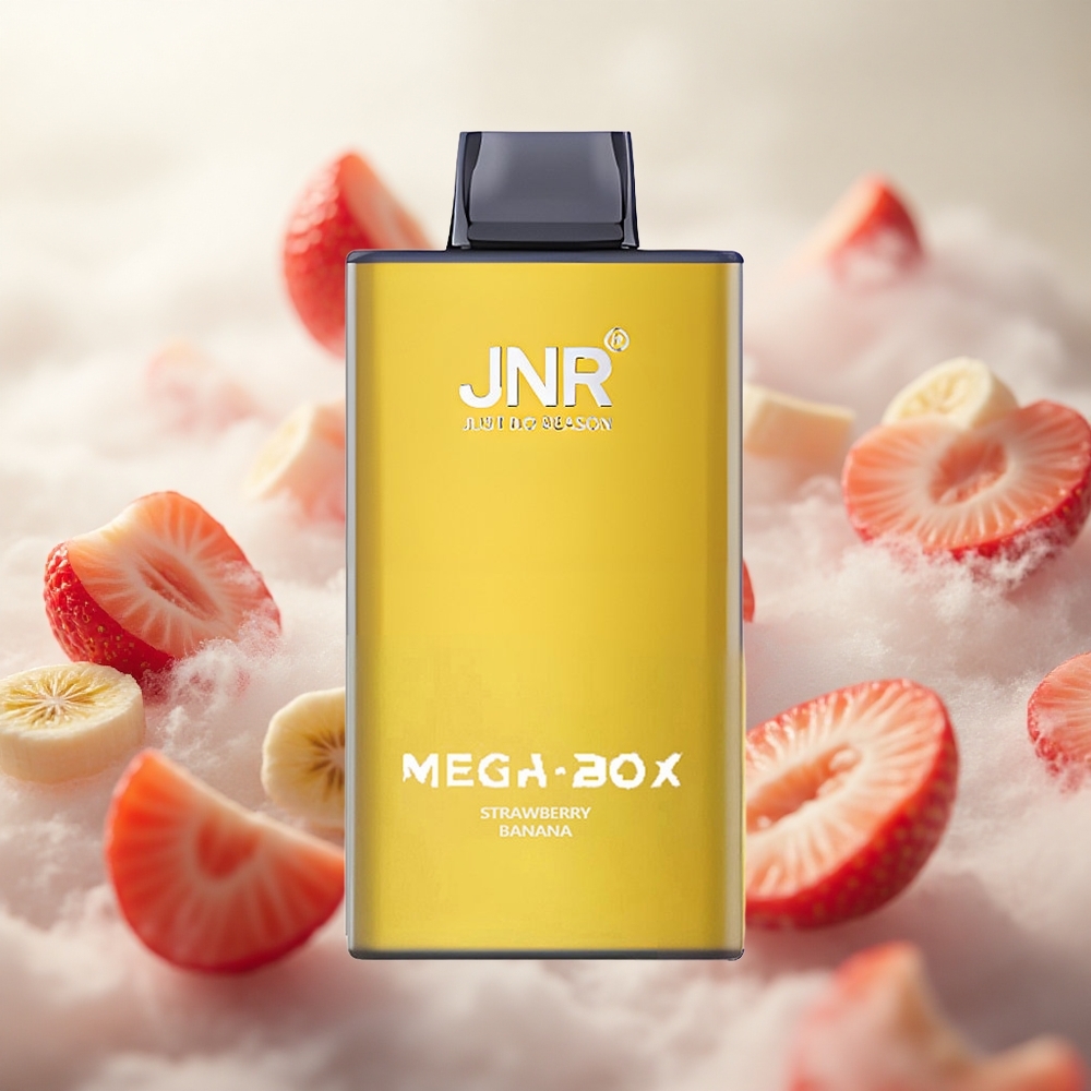 JNR Mega Box 25000 Puffs Jednorázová Vape Jahoda Banán 30ml Kapacita E-liquid Czech Republic wholesale