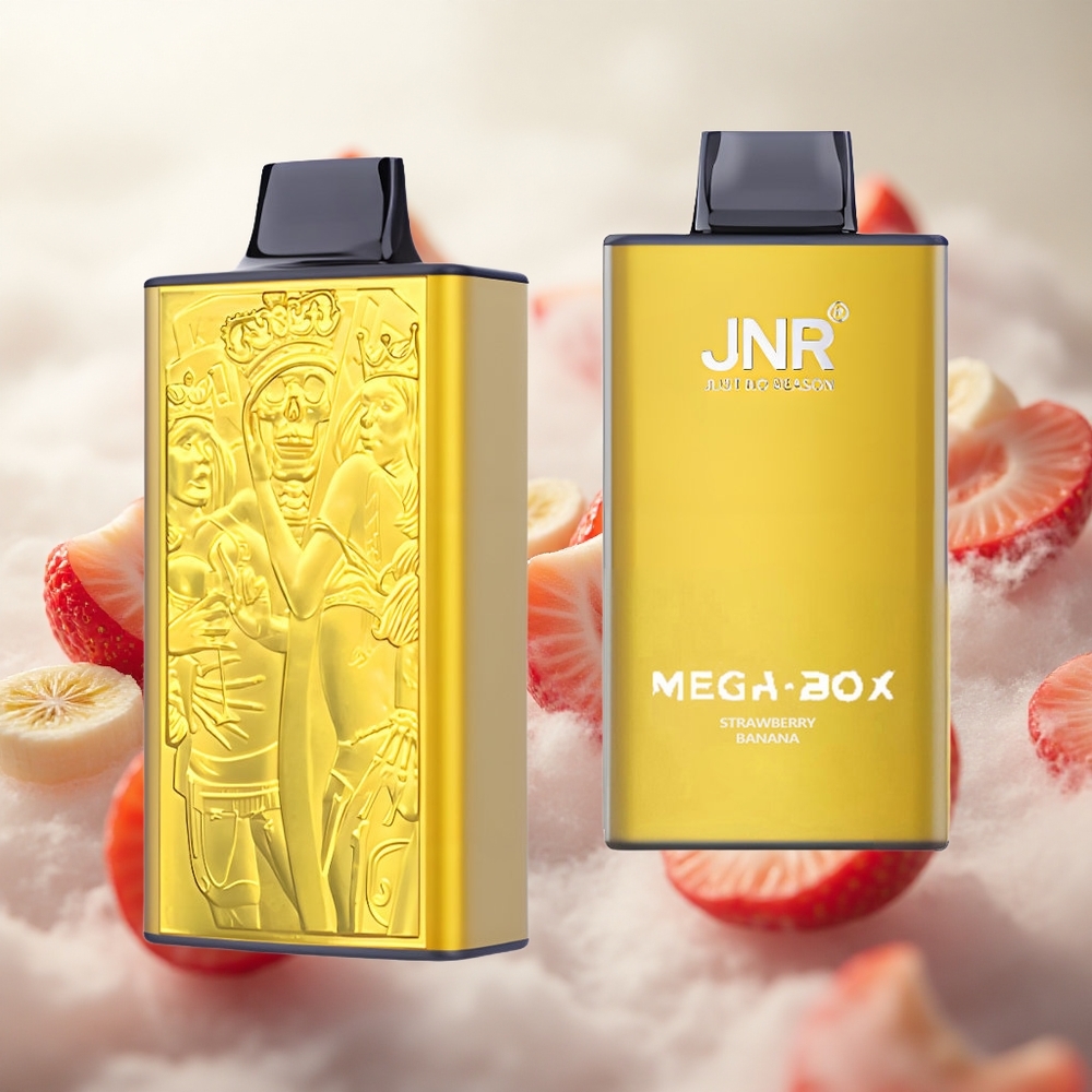 JNR Mega Box 25000 Puffs Jednorázová Vape Jahoda Banán 30ml Kapacita E-liquid Czech Republic wholesale
